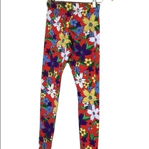 Nike Floral Athletic Leggings, S, EUC